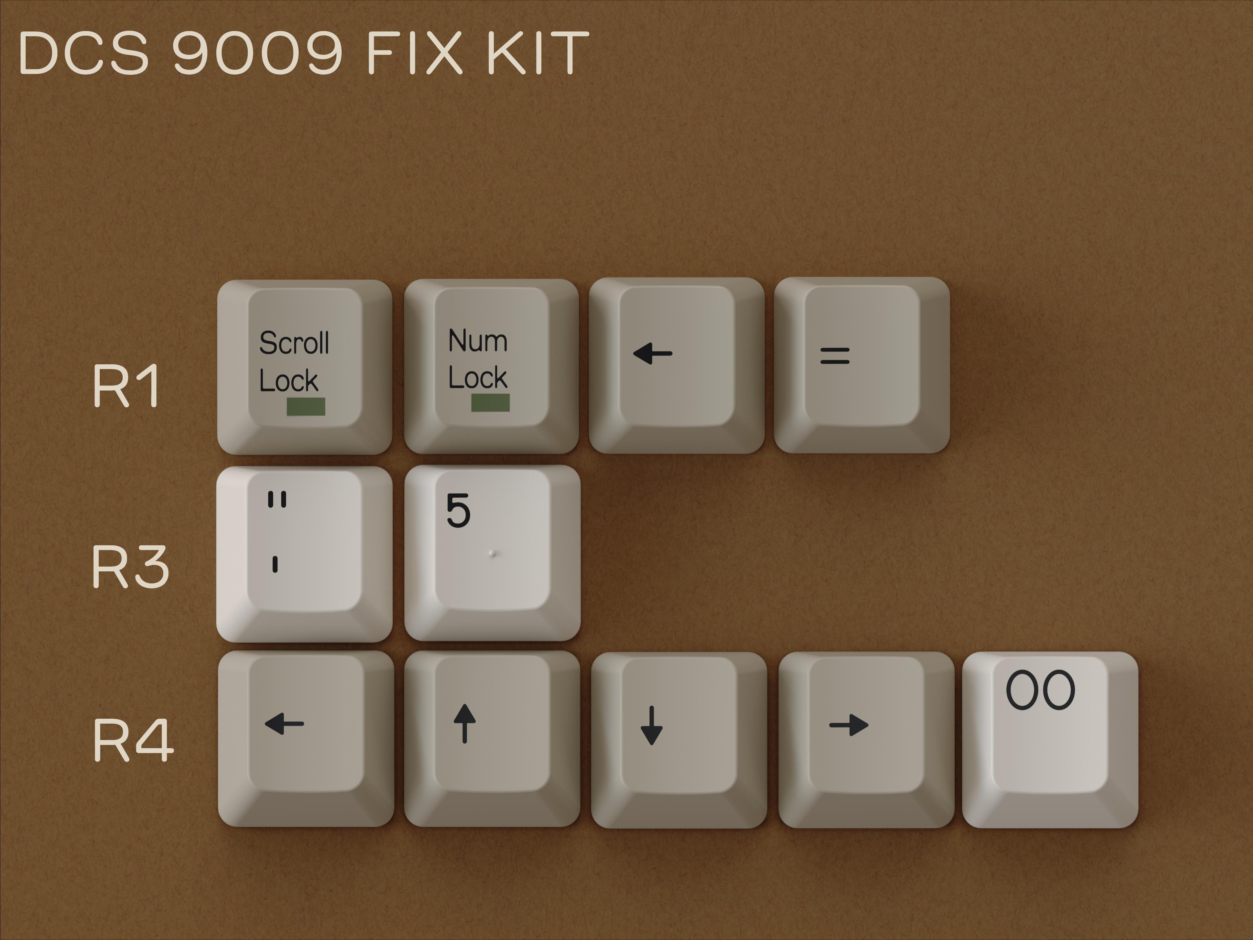 DCS 9009 Fix Kit keycap set