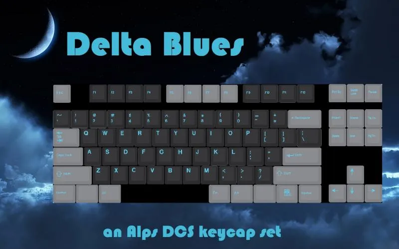 DCS Delta Blues keycap set
