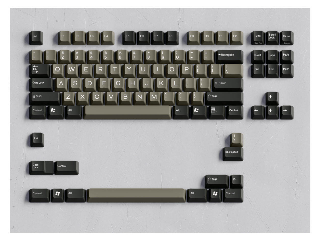 DCS Dolch keycap set