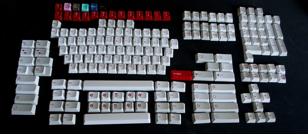 DCS OTD Red Alert (Rebel 2.0 + 2.1) keycap set