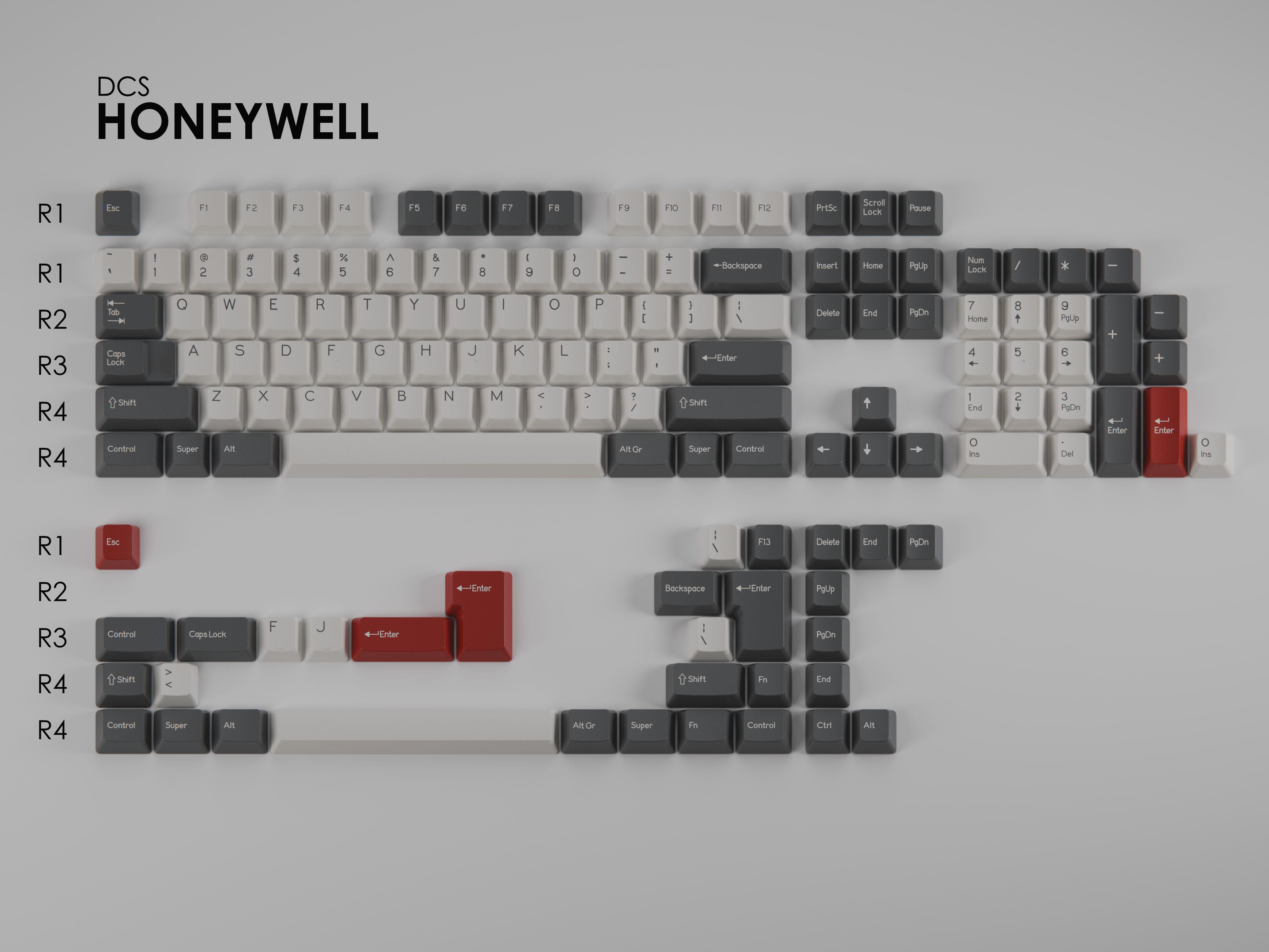 DCS Honeywell keycap set