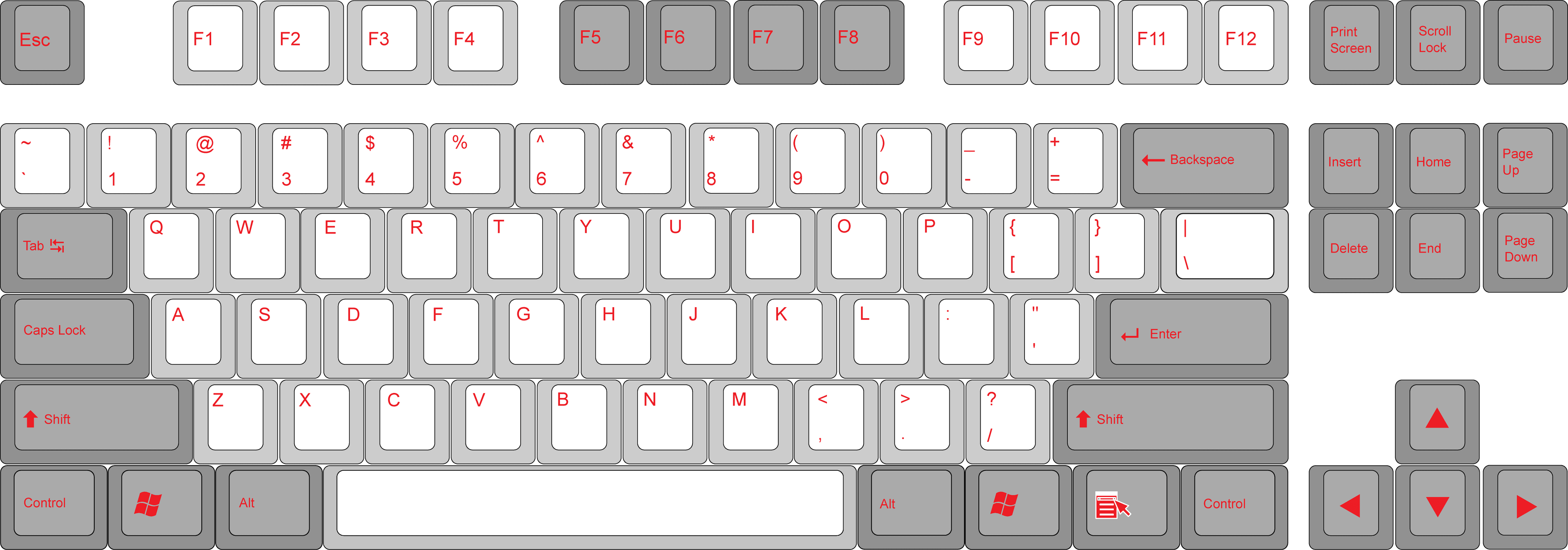 DCS Red Alert R2 keycap set