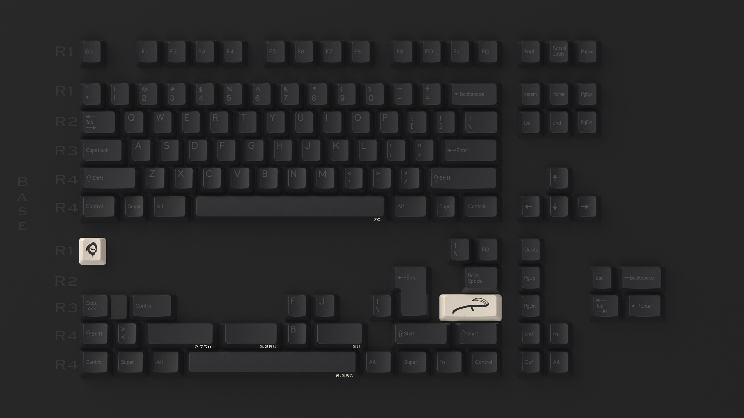 DCS Reaper keycap set