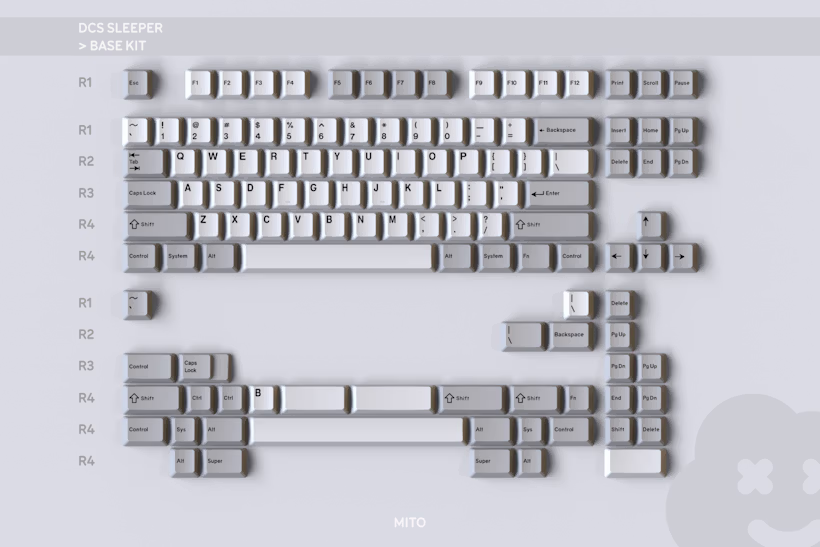 DCS Sleeper keycap set