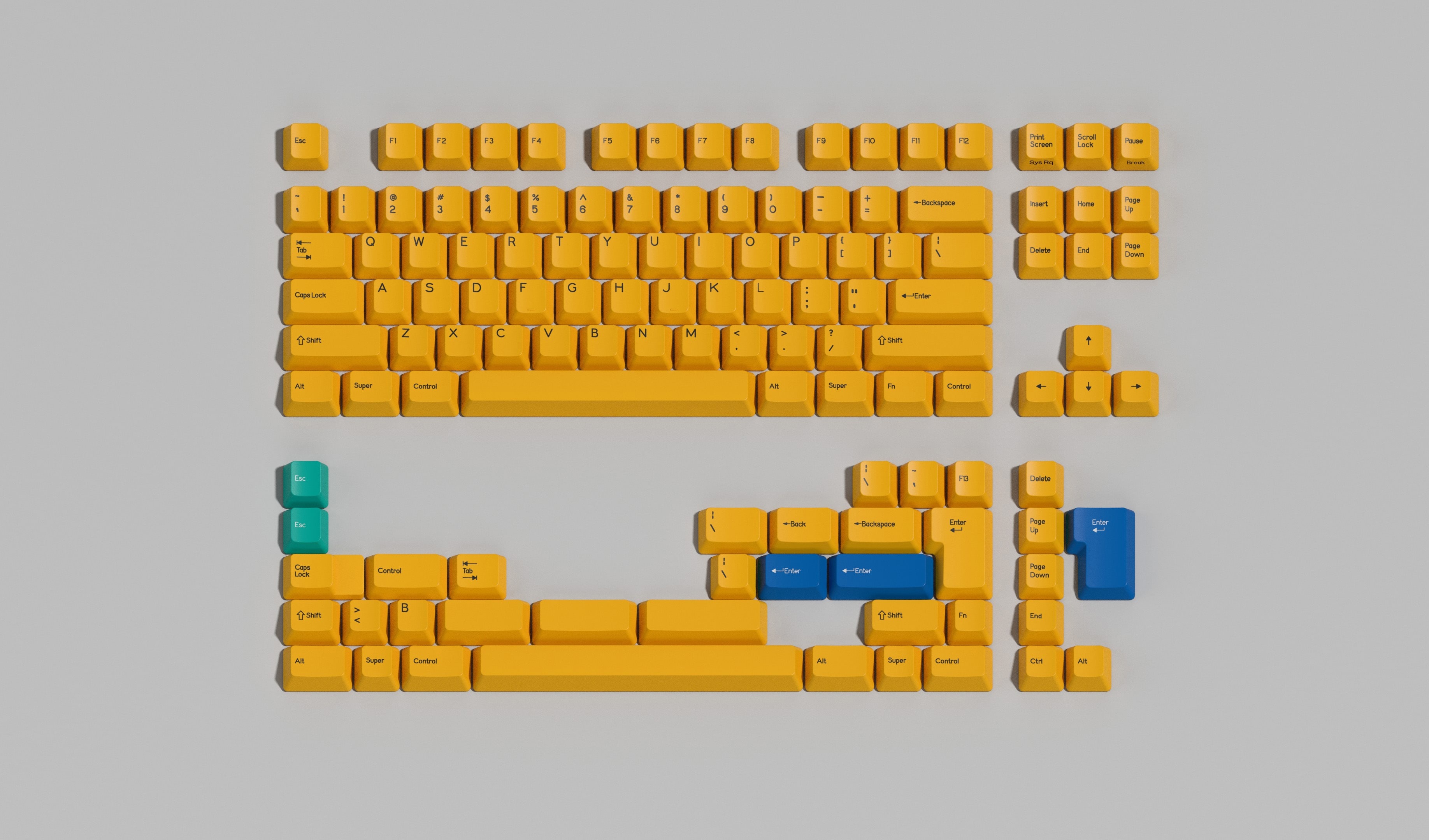DCS Sports Walker keycap set